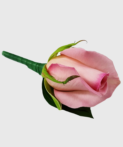 Pink Rose Boutonniere