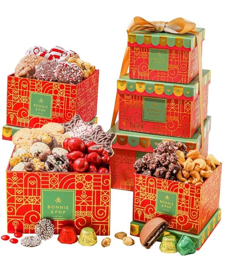 Season's Abundance Gift Tower